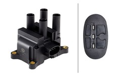 HELLA Ignition Coil Fits Ford