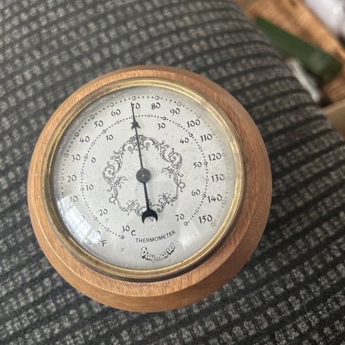 Small 1970s wall thermometer - a,