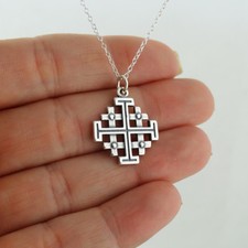 Jerusalem Cross Necklace - 925