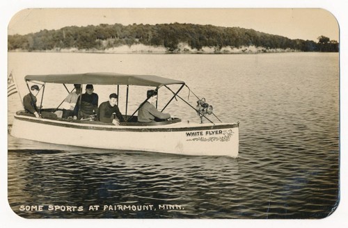 Boat fishing sports white - sports, "white