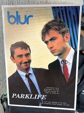 Vintage Blur Parklife Poster Large Approx 86x61cm Iconic Britpop 90s