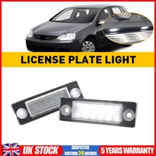 2Pcs LED Licence Number Plate Lights For VW Caddy MK3 2004-2009 3B5998026A NEW