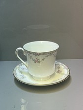Queens Bone China Tea Cup Saucer Garland Rose 