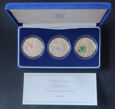 Cased set of 3 Channel Islands