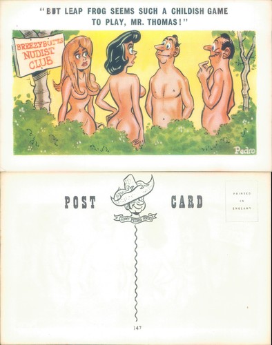 Nudist club cartoon - , sunny