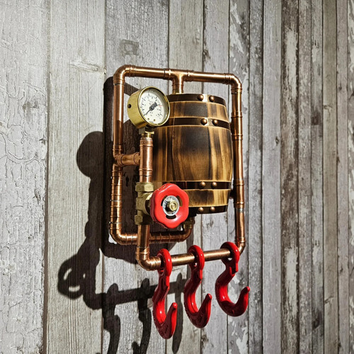 Steampunk coat rack - steampunk, retro