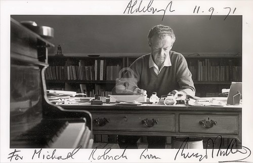 Benjamin britten signed - britten,