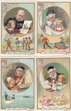 Liebig S488 6 cards Little and