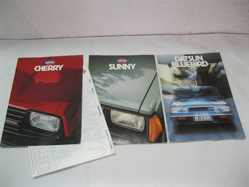 Datsun brochure cherry - 3x,