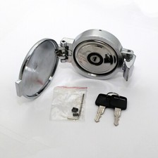 Locking fuel cap with matching - cap,