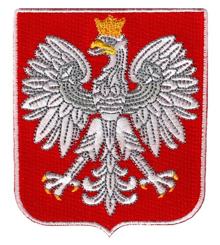Poland coat arms patch - poland, of