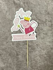 Personalised peppa pig cake - personalised,