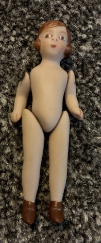 Miniature porcelain doll - miniature,