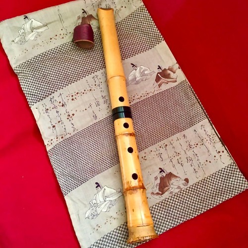 Signed japanese shakuhachi - japanese,