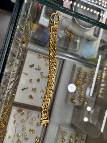 21ct 21k yellow gold cuban - yellow,