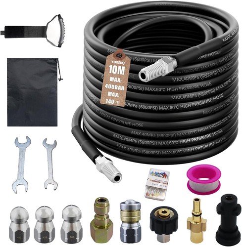 10m high pressure washer - washer, drain