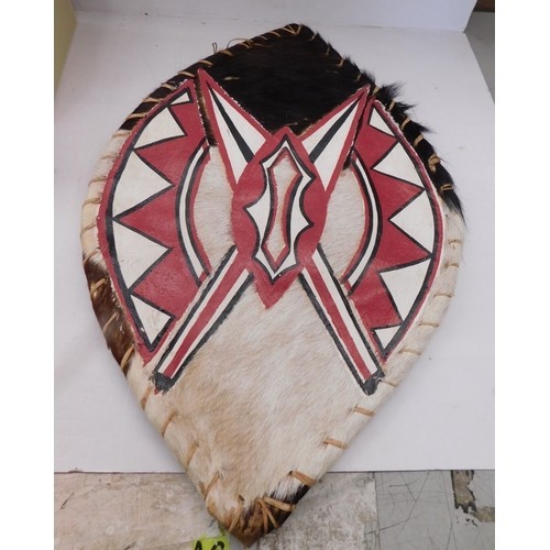 African tribal shield - tribal, –