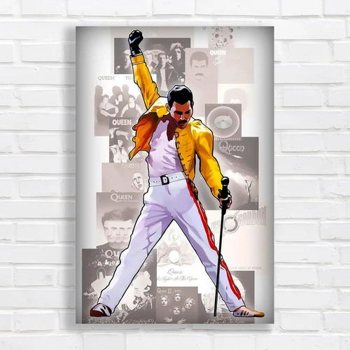 Freddie mercury tribute canvas - mercury,
