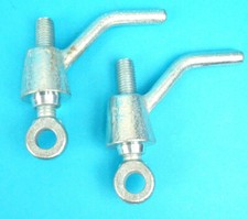 2 x Ramp Lever Handle & Eye Bolt M14 Thread for Ifor Williams Plant Trailer