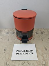 Spirella Adelar Cosmetic Bin, 5 Litres, Stainless Steel with Soft-Close (READ)