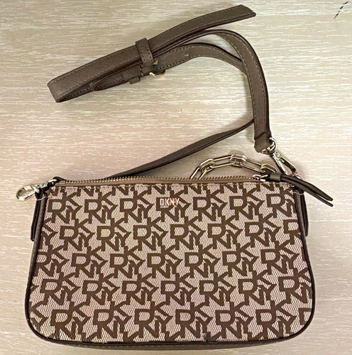 Dkny brown beige logo - dkny,
