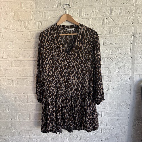 Zara leopard print mini - leopard, dess