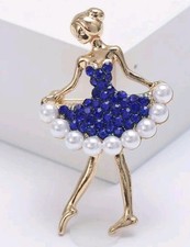 Elegant Dance Ballerina Enamel