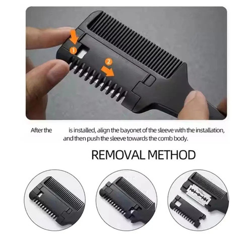 Hair cutting comb razor - comb,,