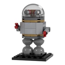 MOC Forbidden Planet Retro Robot ROBBY The Robots Building Blocks 56PCS Kid Gift