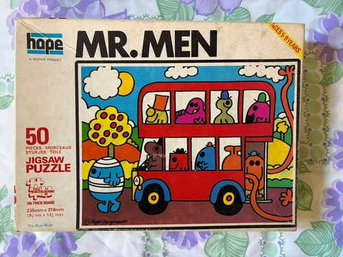 Vintage jigsaw puzzle men - vintage, mr