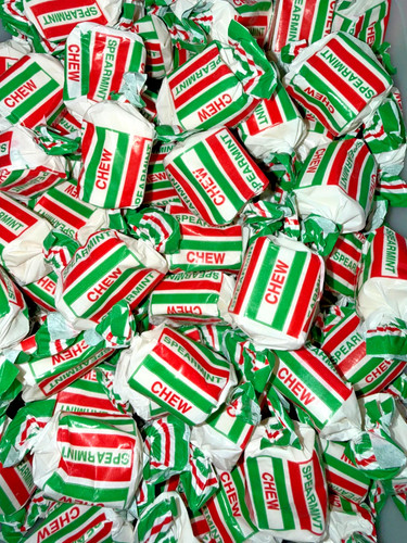 Spearmint chews pick mix - spearmint, n