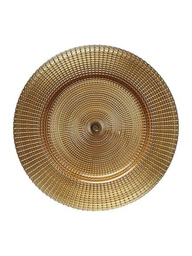10x gold wedding charger - 10x,