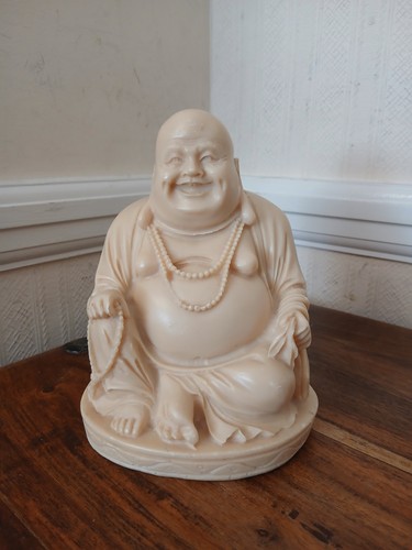 Vintage heavy buddha statue - vintage,