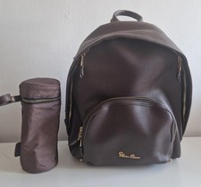 New Silver Cross Dark brown Vegan backpack luxury changing pram bag