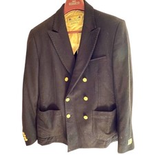 Spitalfields Clothing Company Mens Double Breasted Navy Blazer 42R