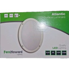 Fern Howard Lighting Atlantic White Ip65 LED Surface Luminaire Brand New
