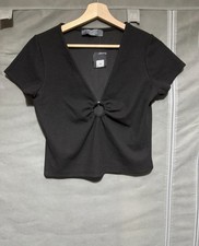 Primark O-Ring Ribbed Crop Top