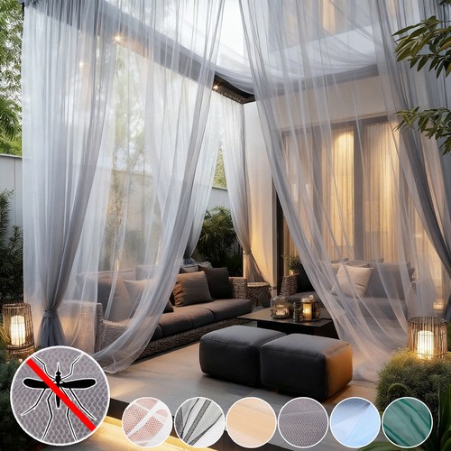 Outdoor sheer curtain - sheer,