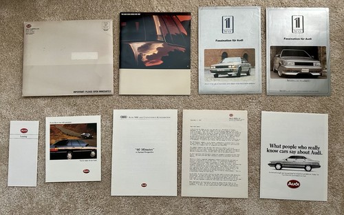 1987 audi 5000 press - audi, with