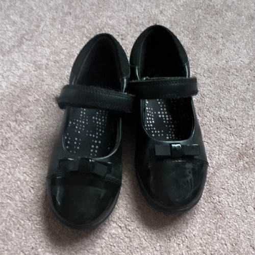 Kids black patent leather - m&s,