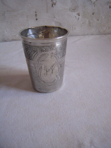 Antique silver minerva timpani - silver,