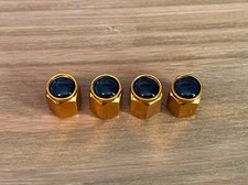 Gold Tyre Valve Caps with