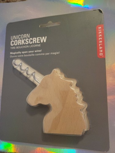 Unicorn corkscrew wine bottle - corkscrew,