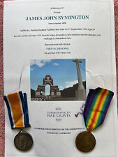 WW1 Medals Symington