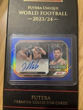 2023 Panini Select UFC Octagon Action Signatures Blue Prizm /75 Jim Miller Auto