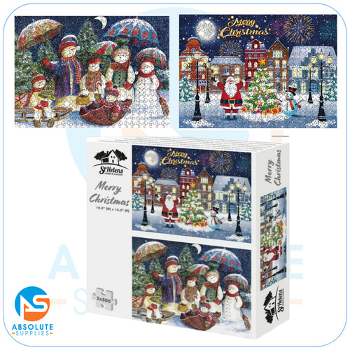 Merry christmas jigsaw - jigsaw, puzzles