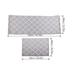 ˜2Pcs Kitchen Mat Dustproof