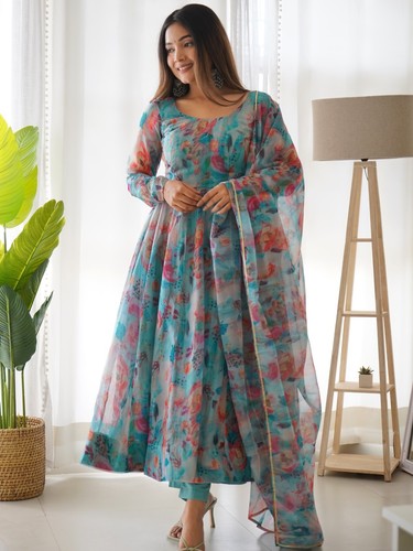 Designer readymade anarkali - readymade,