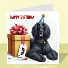 Personalised Afghan Hound