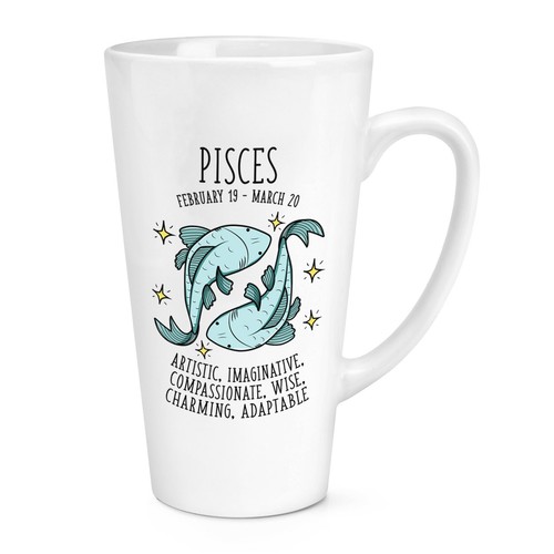 Pisces horoscope 17oz large - horoscope,